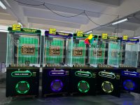 Игровой автомат с краном для 4 игроков, мини-автомат для выдачи призов, автомат для обмена жетонов (кран-машина)