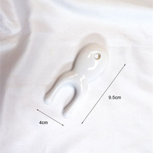 Nez Guasha outils de Massage yeux visage céramique Gua Sha outil visage manuel masseur outil de poche méridiens Acupoint Massage - Product Image 2