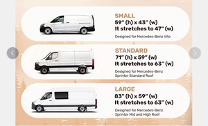 H10552 <span class=keywords><strong>Moustiquaire</strong></span> pour camping-car <span class=keywords><strong>Porte</strong></span> Coulissante Sprinter <span class=keywords><strong>Van</strong></span> Accessoires RV Slider Door Bug Fly Screen Shade (L-59(H)* 43 "(W)) - Product Image 6