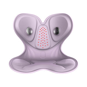 Silla ergonómica para postura sentada con soporte lumbar ajustable, cojín para la espalda con calefacción por luz roja, corrector de postura y masajeador. - Product Image 1