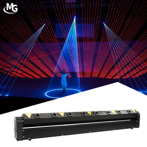 8 mắt DJ ánh sáng <span class=keywords><strong>laser</strong></span> màu đỏ Lazer thanh giai đoạn di chuyển đầu đèn <span class=keywords><strong>laser</strong></span> cho DJ câu lạc bộ đêm thanh sự kiện - Product Image 3