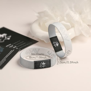 Bracelet intelligent NFC personnalisé, bracelet NFC tissé pour les médias sociaux - Product Image 5