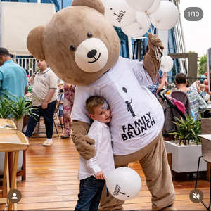 Costume de tête d'ours en peluche géant unisexe <span class=keywords><strong>XXL</strong></span>, haute qualité, personnalisé, pour hommes, femmes et enfants, inspiré des personnages d'anime - Meilleure vente - Product Image 5