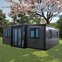 Maisonnette de luxe en panneaux sandwich Wayon Steel Structure, conteneur d'expédition, mini-maisons