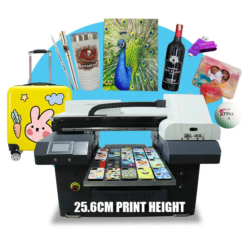 Desktop Small A2 A3 A1 Flatbed UV Phone Case Digital Printing Machine Impresora DTF UV Printer Inkjet Printers