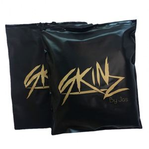 Custom <b>Black</b> PVC Ziplock Bag Frosted Plastic Appearal Clothing Packaging Moisture-Proof and for <b>Socks</b> and Shoes - Product Image 1