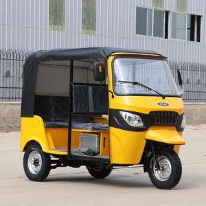 دراجة ثلاثية العجلات تعمل بالبنزين توك توك بنزين دراجة ثلاثية العجلات مغلقة بصفين مزدوجين للركاب - Product Image 3