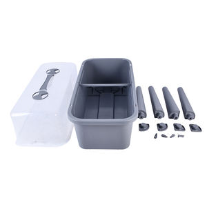 Vertak nuevo diseño de plástico elevado jardín cama elevada balcón plantador elevado caja con cubierta de invernadero - Product Image 3