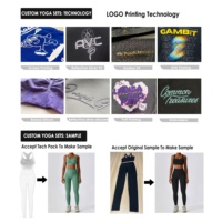 Soutien-gorge de sport push-up pour femmes ensembles de legging de yoga serrés ensembles de yoga croisés au dos