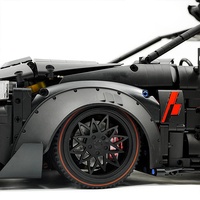 EN STOCK 10645 MOC Technical 1:8 Voiture de sport en blocs de construction Modèle de course Briques à assembler Jouets pour garçons Coffret cadeau d'anniversaire