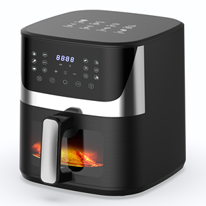 Nuevos Productos 2025: Freidora de Aire Digital de Fábrica 7L 8L 11L, Ahorra Espacio, Sin Aceite, con Revestimiento Antiadherente para Comidas Rápidas - Product Image 4