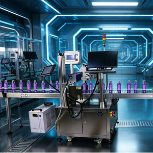 Máquina de Marcado Láser UV Cosmética con Autoenfoque, Codificación Digital Anti-falsificación para Tapas de Botellas, Códigos QR, DXF, GS1, con Trazabilidad Completa - Product Image 3