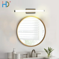 Lámpara de Pared LED Lineal de Superficie, Decoración de Iluminación para Sala de Estar con Fondo de Tira Simple