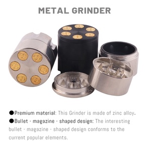 WOWO TECH Hot Selling 3 Layers <strong>Bullet</strong>-magazine Design Metal <strong>Grinder</strong> Mini Portable Zinc Alloy <strong>Grinder</strong> for Tobacco &amp; Dry Herbs - Product Image 5