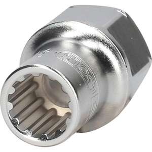 KS TOOLS - 916.4063 TRIPLE plus douille traversante, 19mm - EAN 4042146111420 DOUILLES À MAIN 1/2 - Product Image 1