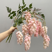 YOPIN-2889 Vente en gros de tiges de chouhan artificielles au toucher réel, fausses branches d'Humulus Lupulus pour la décoration florale de mariages, bars et brasseries