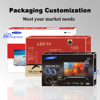 Haina télévision led 23.6 32 38.5 39 40 pouces prix pas cher chinois Haina Led télévision intelligente tv noir et blanc