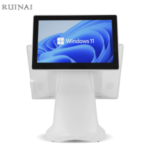 Máquina POS <span class=keywords><strong>de</strong></span> cajero con pantalla táctil Soporte pos <span class=keywords><strong>de</strong></span> tableta <span class=keywords><strong>de</strong></span> pantalla dual tienda minorista cajero pos PC - Product Image 2