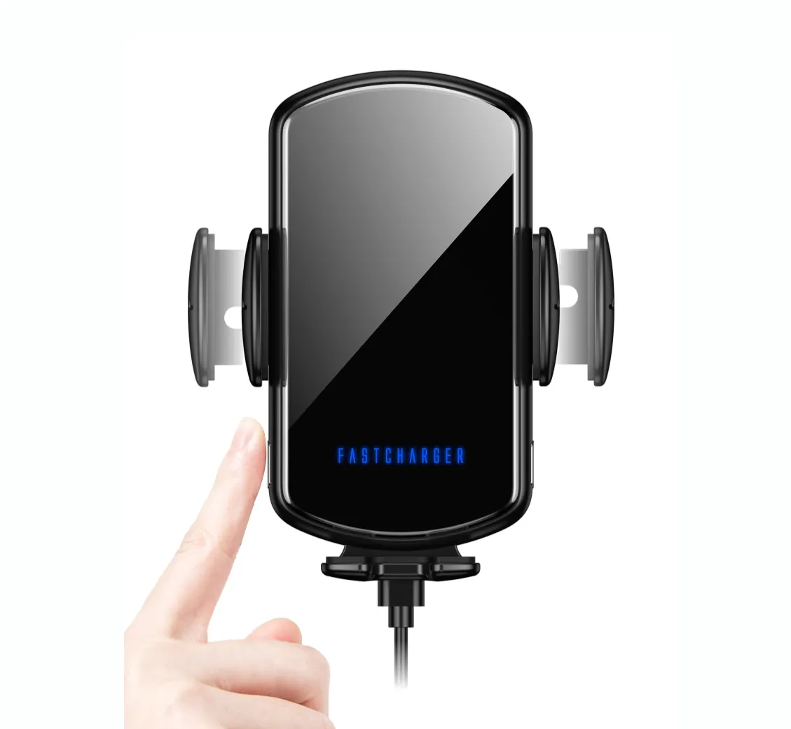 Qi Pengisi Daya Ponsel Nirkabel Cepat, Pengisi Daya Nirkabel untuk iPhone XS 15W 10W Samsung Galaxy S8 S9 S10 Note 9