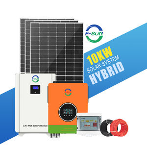 Inverter sistem surya hibrida fase tunggal, 3,6 kw-10, 2KW dengan baterai 2.56-15kWh bersertifikat UE - Product Image 2