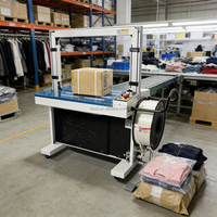 Machine de cerclage automatique pour l'emballage de cartons, bande PP de 5 mm, machine de cerclage électrique à table haute
