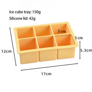 Thân Thiện Với Môi Cấp Thực Phẩm Silicone <span class=keywords><strong>Ice</strong></span> <span class=keywords><strong>Cube</strong></span> Khay Công Cụ Khuôn Tái Sử Dụng <span class=keywords><strong>Ice</strong></span> Cream Maker Và Popsicle Maker - Product Image 5