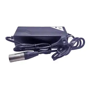 Cargadores 16S 48V 51,2 V 150W Cargadores Adaptadores DC 57,6 V/58,4 V 2a 2.5a para Scooters eléctricos Paquete de batería LiFePO4