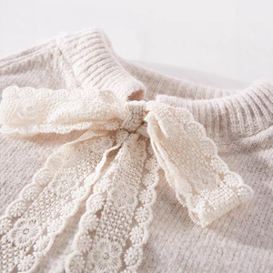 Women's <b>Sweater</b> <b>Set</b> Loose Fit Crew Neck Two Piece Winter Outfit Splicing Anti Pilling Knitwear - Product Image 3