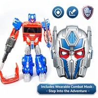 EPT Immerisive Combat Hero: Set de Figura de Acción Transformable 2 en 1 (Camión Pesado y Mecha) - Juguete de Construcción 3D a Gran Escala