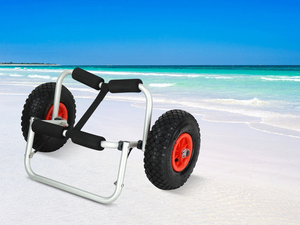 <span class=keywords><strong>Chariot</strong></span> à roues de remorque de <span class=keywords><strong>kayak</strong></span> léger portatif transporteur de bateau de canoë de <span class=keywords><strong>kayak</strong></span> de 1 personne avec la sangle d'arrimage - Product Image 5