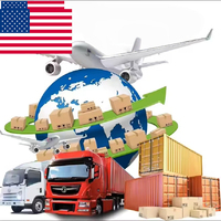 Agence de transport multimodal de la Chine vers les États-Unis Service logistique d'expédition de fret aérien mer terre sûr et rapide bon marché LCL + Express