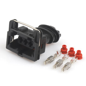 Toyota Automotive Power <b>Timer</b> Connector 4 Pin Red Gray Plastic Male Female <b>Plug</b> For Car Use - Product Image 2