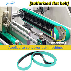 Vành đai trung chuyển truyền đai cao su tráng vành đai phẳng cho thư mục gluer - Product Image 2