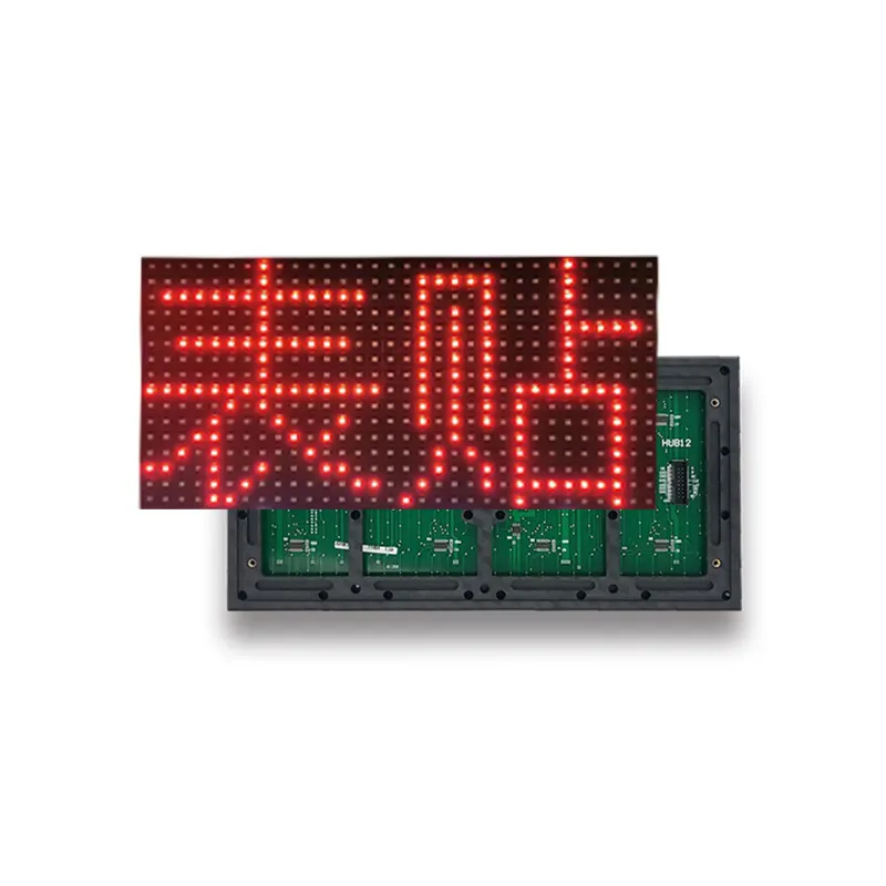 10mmピクセルピッチLed広告デジタルディスプレイボード防水P10屋外広告レッドP10Ledモジュールビューティーサロン用