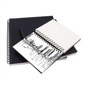 FOSKA Fournitures de <span class=keywords><strong>dessin</strong></span> polyvalentes, surface sans acide, 80 <span class=keywords><strong>feuilles</strong></span>, 110 g/m², papier à <span class=keywords><strong>dessin</strong></span> de qualité supérieure, carnet de croquis en spirale pour enfants et adultes - Product Image 1