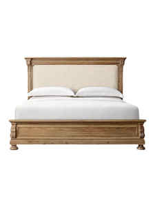 Высококачественная легкая Роскошная американская простая ретро кровать из массива дерева - Product Image 6