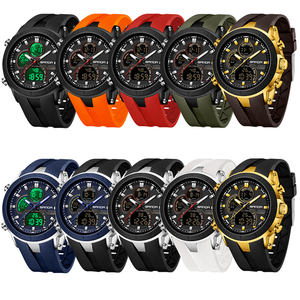 Reloj de Pulsera SANDA 6279 para Hombre, Reloj de Cuarzo Digital Multifuncional, Luminoso, Resistente al Agua, con Cuenta Regresiva y Alarma - Product Image 3