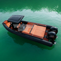 Bateau à côtes en aluminium de 1060 cm, vente directe de Chine, matériau durable, tourisme et divertissement