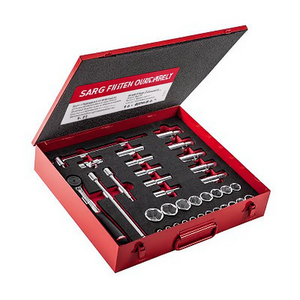 612 1/2 Inch <b>Socket</b> Set With Ratchet And <b>Extensions</b> For Automotive Repair - Product Image 2