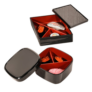 Nous fournissons des boîtes bento en bois peint de style japonais, des boîtes à lunch pour cafétéria, des boîtes à lunch pour sushi, des boîtes à lunch pour anguille, etc. - Product Image 2