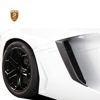 Aérations de garde-boue arrière en fibre de carbone style OEM, légères et améliorées, pour Lamborghini Aventador LP700