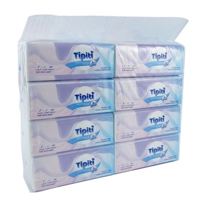 Papel tisú con logotipo personalizado, supersuave, 3 capas, pulpa de madera virgen, paquete suave de pañuelos faciales - Product Image 2