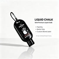 Craie liquide 100 ml format voyage, séchage rapide, pour l'adhérence des mains en boxe, escalade, bouldering, haltérophilie, directement de l'usine