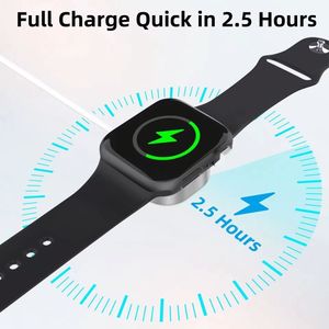 Wholesale Magnetic Wireless USB Watch Charger Fast Charging Cable Wireless Charger for Watch Series 1 2 3 4 5 6 <b>7</b> 8 - Product Image 5