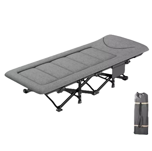 Cama Plegable Portátil Moderna y Cómoda para Acampar, para Adultos, Actividades al Aire Libre, Senderismo, Viajes, Dormitorio, Hospital, Hotel, Sala de Estar - Product Image 1