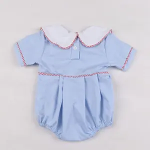 Organik yenidoğan romper yüksek kalite pamuk bebek kısa romper özel giyim onesie 6-12 ay yenidoğan bebek kız giysileri