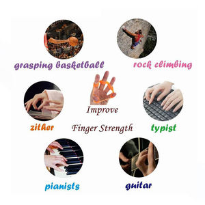 Yetful cao chất lượng phòng tập thể dục strengthener huấn luyện viên Silicone hút tập thể dục tay Grip cáng ngón tay mở rộng - Product Image 4