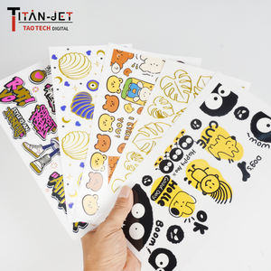 Etiquetas de transferencia de vinilo para coche <span class=keywords><strong>adhesivas</strong></span> impermeables impresas personalizadas, pegatina de Anime lavable para uso en exteriores - Product Image 1