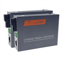 DSEE HTB-GS-03 A&B Precio de Fábrica en China, Convertidor de Fibra Óptica Gigabit TCP FTTH 10/100/1000M, 25KM SC RJ45