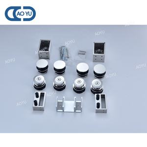 Aoyu <span class=keywords><strong>pour</strong></span> 8-10mm verre trempé salle <span class=keywords><strong>de</strong></span> <span class=keywords><strong>douche</strong></span> salle <span class=keywords><strong>de</strong></span> bain <span class=keywords><strong>porte</strong></span> en verre suspendu rond roue <span class=keywords><strong>de</strong></span> <span class=keywords><strong>porte</strong></span> coulissante - Product Image 6